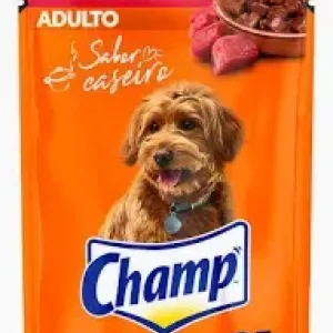 RACAO CHAMP CAES ADULTOS CARNE E CEREAL 900G