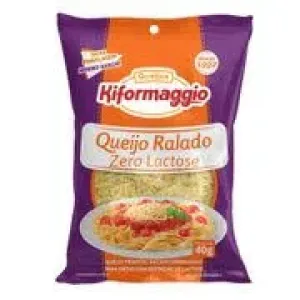 QUEIJO ZERO LACTOSE KIFORMAGGIO  RALADO 40G