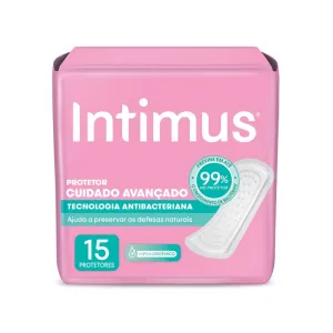 ABSORVENTE INTIMUS PROTETOR DIARIO ANTIBACTERIANA C/15