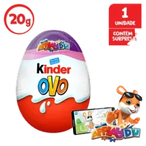CHOCOLATE KINDER OVO AO LEITE MENINA 20GR