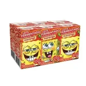 LEITE FERMENTADO BATAVO BOB ESPONJA MORANGO 80G