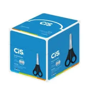 TESOURA ESCOLAR CIS PRETA 13.5CM