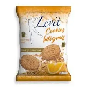 BISCOITO COOKIES  LEVIT INTEGRAL LARANJA E GRANOLA 150G