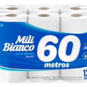 PAPEL HIGIENICO MILI NEUTRO 60MX10CM LEVE12 PAGUE11