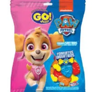 BALA DE GELATINA PAW PATROL SABORES SORTIDOS 70GR