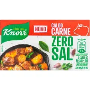 CALDO KNORR CARNE ZERO SAL 48G