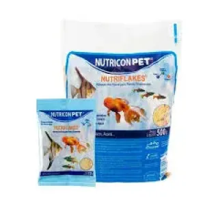 ALIMENTO P/PEIXES NUTRICON PET NUTRIFLAKES 12G