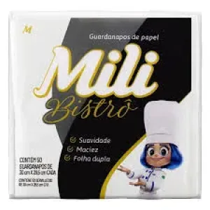 GUARDANAPO DE PAPEL MILI BISTRO FOLHA DUPLA