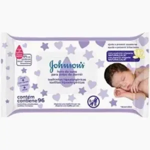 TOALHAS UMEDECIDAS JOHNSONS BABY HORA DO SONO C/48