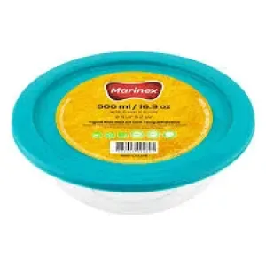 TIGELA P/CEREAIS C/TAMPA MARINEX PLAST 500ML