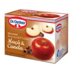 CHA DR OETKER AROMAS E FRUTAS MACA/CANELA 10G C/10