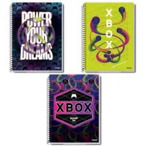 CADERNO CD CREDEAL XBOX 80F 1M