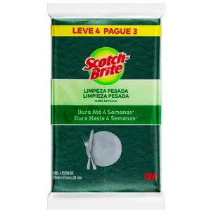 ESPONJA SCOTCH BRITE 3M LEVE 4 PAGUE3