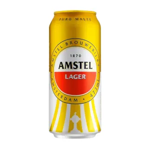 CERVEJA AMSTEL LAGER PURO MALTE LATAO 473ML