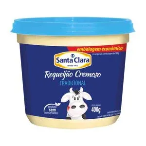 REQUEIJAO TRADICIONAL CREMOSO SANTA CLARA 400GR