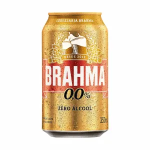 CERVEJA BRAHMA ZERO ALCOOL LT 350ML