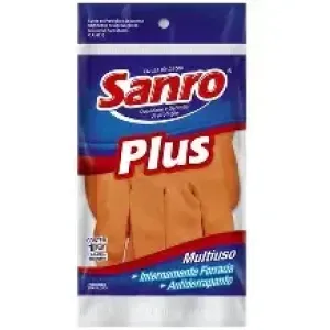 LUVA DE LATEX SANRO PLUS G