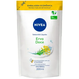 SABONETE LIQUIDO NIVEA REFIL ERVA DOCE 200ML