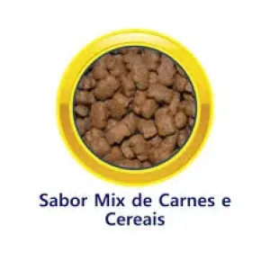 RACAO P/CAES PURO TRATO SENIOR MIX DE CARNE E CEREAIS 1KG