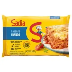 LASANHA SADIA FRANGO AO MOLHO SUGO 600GR