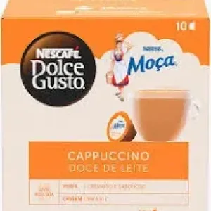 CAFE EM CAPSULA NESCAFE DOLCE GUSTO CAPPUCCINO DOCE DE LEITE C/10UN 170G