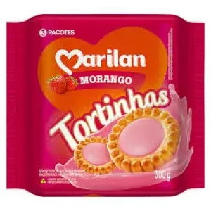 TORTINHAS MARILAN MORANGO 300G