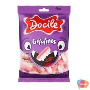 BALA DOCILE GELATINES DENTES DE VAMPIRO 80GR
