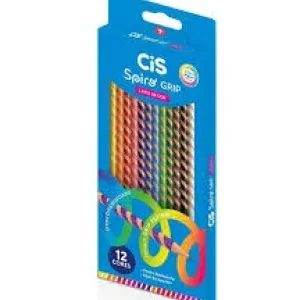 LAPIS DE COR CISSPIRO GRIP C/12