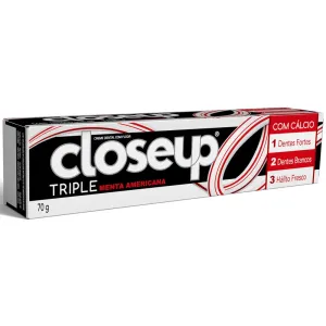 CREME DENTAL CLOSEUP TRIPLE MENTA AMERICANA 70G