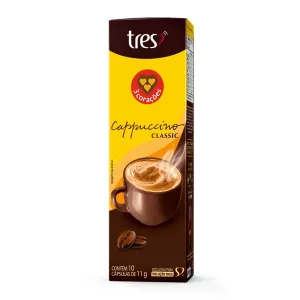 CAFE EM CAPSULA TRES CORACOES CAPUCCINO C/10UN 90G