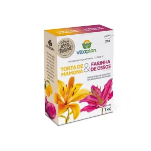 FERTILIZANTE VITAPLAN  FARINHA DE OSSOS 1KG