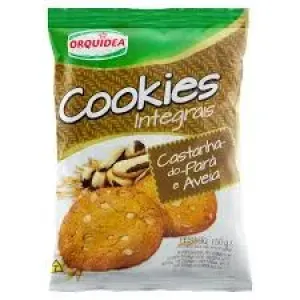 COOKIES ORQUIDEA INTEGRAL CASTANHA DO PARA E AVEIA 150G