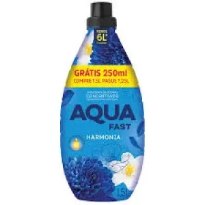 AMACIANTE CONCENTRADO DE ROUPAS AQUA FAST HARMONIA 1,5L