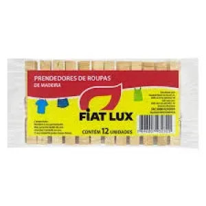 PRENDEDOR DE ROUPAS FIAT LUX PLASTICO C/12