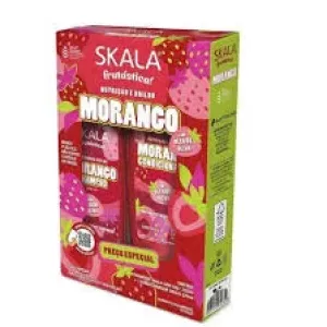 KIT SKALA NUTRICAO E BRILHO MORANGO 525ML