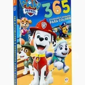 LIVRO P/COLORIR 101 PRIMEIROS DESENHOS PAW PATROL