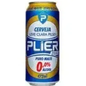 CERVEJA PLIER MALZBIER S/ALCOOOL BRANCA  LATAO 473ML