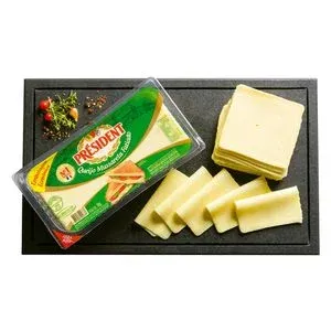 QUEIJO MUSSARELA PRESIDENT FATIADO 1KG