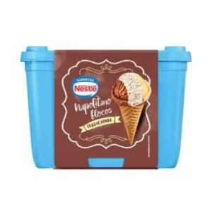 SORVETE NESTLE NAPOLITANO E FLOCOS 1,5L