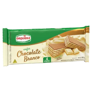 WAFER ORQUIDEA CHOCOLATE BRANCO 100GR