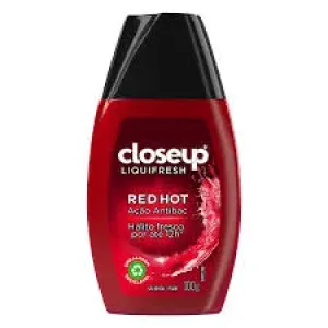 GEL DENTAL LIQUIDO CLOSEUP ACAO PROFUNDA LIQUIFRESH RED HOT TB 100G
