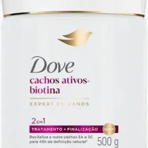 CREME DE TRATAMENTO DOVE CACHOS ATIVOS MAIS BIOTINA 500GR