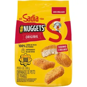 EMPANADO NUGGETS SADIA FRANGO TRADICIONAL 300GR