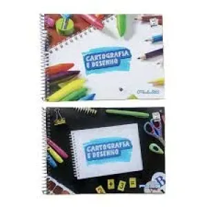 CADERNO DNA DESENHO 60 FOLHAS 275MM X 200MM