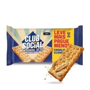 BISCOITO CLUB SOCIAL INTEGRAL TRADICIONAL 288GR