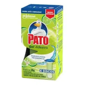 DESINFETANTE PATO GEL ADESIVO CITRUS REFIL MENOR PRECO 38GR