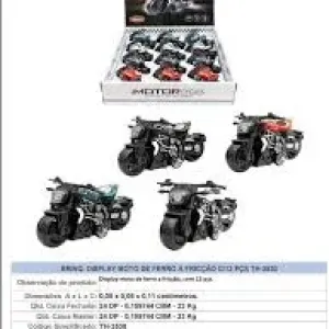BRINQUEDO MOTO DE FERRO PEQUENA TH3530
