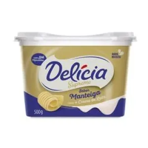 MARGARINA DELICIA SUPREME C/SAL E C/LEITE 500GR