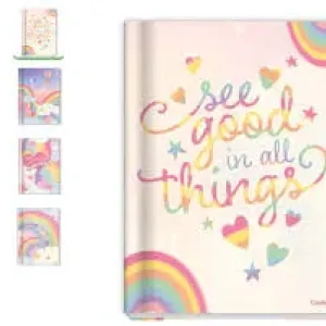 CADERNO CREDEAL ARCO IRIS  80F 200MMX275MM