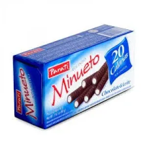 ROLINHO WAFER MINUETO CHOCOLATE/LEITE 40GR